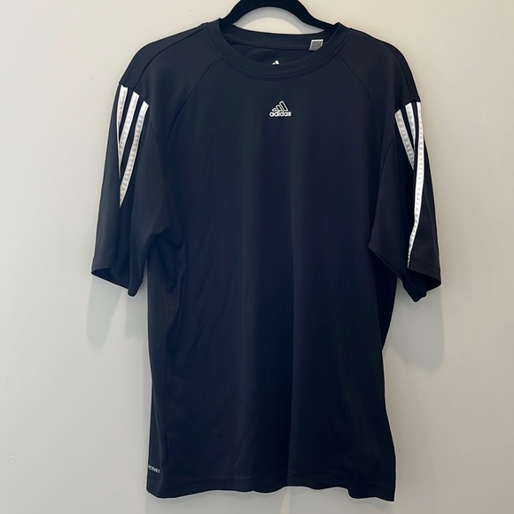 Adidas Workout Shirt, Black, Size Men’s L, EUC - Picture 1 of 4